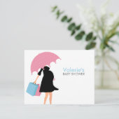 妊娠中のお母さん赤ちゃんシャワーお母さんアドバイスカード アドバイスカード (スタンド正面)