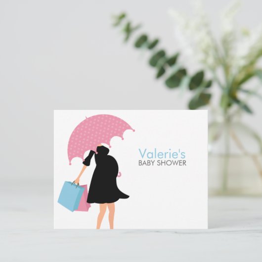 妊娠中のお母さん赤ちゃんシャワーお母さんアドバイスカード アドバイスカード (スタンド正面)