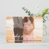 妊娠中のお知らせ 案内状 (スタンド正面)