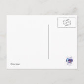 妊娠中のアフリカ系アメリカ人の妖精はがき 案内ポストカード (裏面)