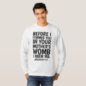 妊娠中のクリスチャンTシャツ Tシャツ (正面フル)