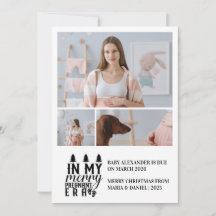 妊娠中のクリスマスメリーの3枚