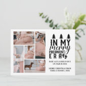 妊娠中のクリスマスメリーの5枚 シーズンカード (スタンド正面)
