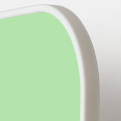 妊娠中のポップ・アートのグリーンピー ピックルボールラケット (左詳細)