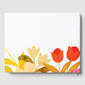 妊娠中のママ赤ちゃんシャワー ゲストブック (裏面)