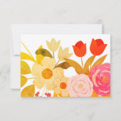 妊娠中のママ赤ちゃんシャワー サンキューカード (裏面)