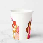 妊娠中のママ赤ちゃんシャワー 紙コップ (右)