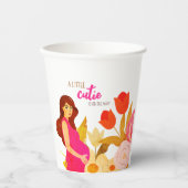 妊娠中のママ赤ちゃんシャワー 紙コップ (正面)