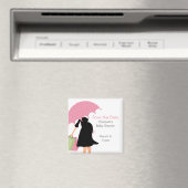 妊娠中のママ赤ちゃんシャワー{pink} マグネット (インサイチュ (食洗機))