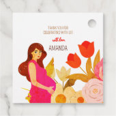 妊娠中のママ ベビーシャワー フェイバータグ (裏面)