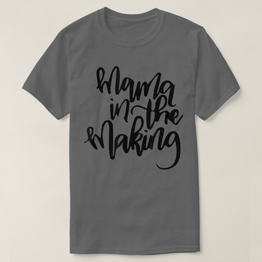 妊娠中のママ Tシャツ (デザイン正面)