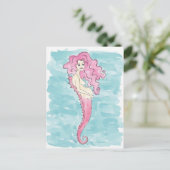 妊娠中のメルメイドのはがき 案内ポストカード (スタンド正面)