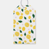 妊娠中のレモンベビーシャワー「ありがとう」 ギフトタグ (裏面)
