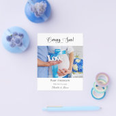 妊娠中の写真がもうすぐ登場します お知らせ チラシ (シングル)