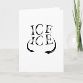 妊娠中の女性に対する氷x2ベビー発表 案内状 (正面)