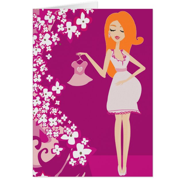 妊娠中の女性を赤くする (正面)