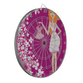 妊娠中の女性を赤くする ダーツボード (正面左)