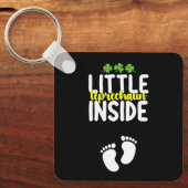 妊娠中の母親の中の小さなレプレシャン キーホルダー (正面)