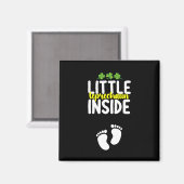 妊娠中の母親の中の小さなレプレシャン マグネット (正面/裏面)