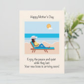 妊娠中の母親の日 - 黒人女性 シーズンカード (スタンド正面)