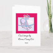 妊娠中の母親 案内状 (裏面)