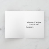 妊娠中の母親 案内状 (内部)