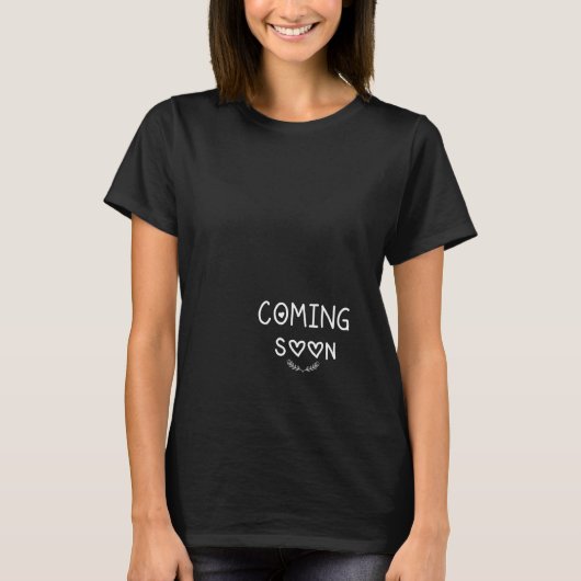 妊娠中の母親 Tシャツ (正面)