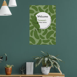 妊娠中の漬物ウェルカムベビーシャワーテーマ ポスター