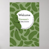 妊娠中の漬物ウェルカムベビーシャワーテーマ ポスター (正面)