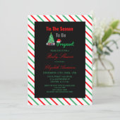 妊娠中の赤ちゃんシャワーの季節 招待状 (スタンド正面)