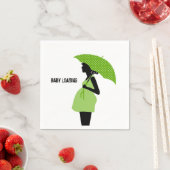 妊娠中の赤ちゃんシャワー スタンダードカクテルナプキン (インサイチュ)