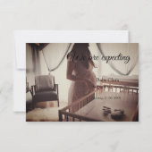 妊娠中の追加ベビー名の日付 案内状 (裏面)