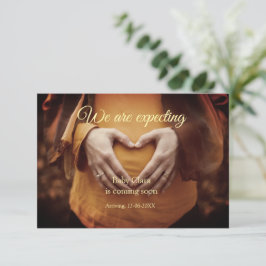 妊娠中の追加ベビー名の日付 案内状