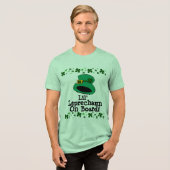妊娠中のLil' Leprechaun 妊婦のさん トライブレンドＴシャツ (正面全面)