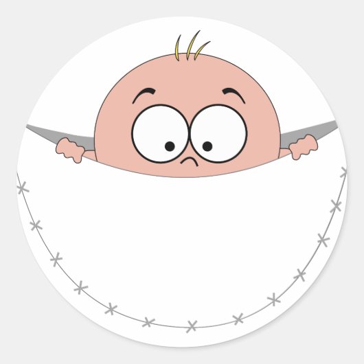 妊娠中シュヴァンガーシュヴァンゲルシャフベビー ラウンドシール (正面)