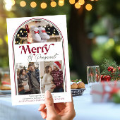 妊娠中メリーのアーチ写真コラージュ妊娠 シーズンカード