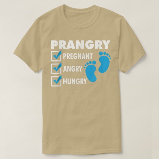 妊娠中怒児空腹ママ妊娠 Tシャツ (デザイン正面)