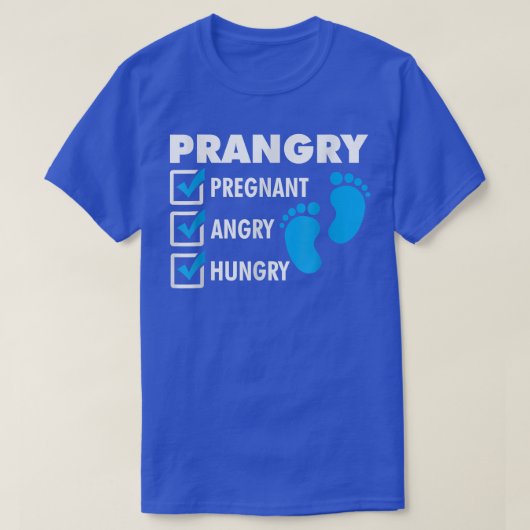 妊娠中怒児空腹ママ妊娠 Tシャツ (デザイン正面)