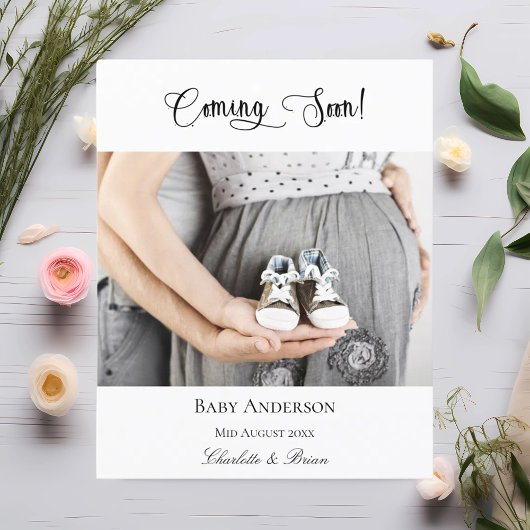 妊娠中来間の写真予算発表 チラシ