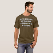 妊娠中絶が無視されるのはいやだ – 民主的 Tシャツ (正面フル)