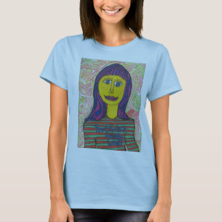 妊娠中絶に賛成の女の子 Tシャツ