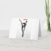 妊娠中絶の木の外科医のクリスマスプレゼント贈り物 シーズンカード (正面)