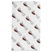 妊娠中絶の木の外科医のクリスマスプレゼント贈り物 スモールペーパーバッグ (正面)