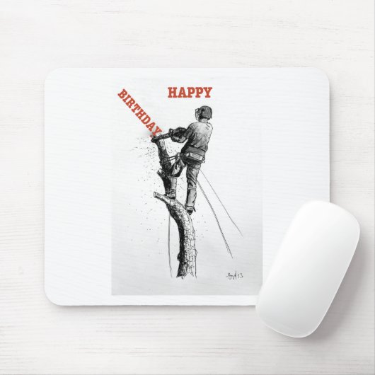 妊娠中絶の木の外科医のクリスマスプレゼント贈り物 マウスパッド (マウス)