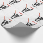 妊娠中絶の木の外科医のクリスマスプレゼント贈り物 ラッピングペーパー (角)