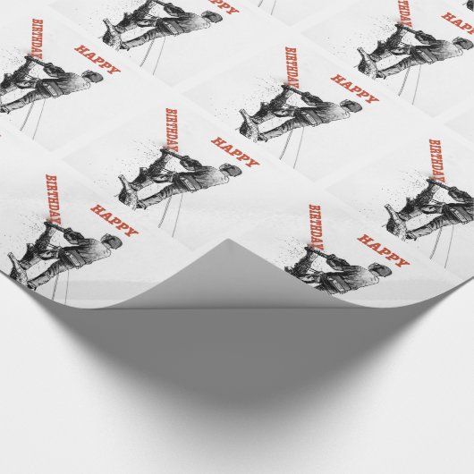 妊娠中絶の木の外科医のクリスマスプレゼント贈り物 ラッピングペーパー (角)