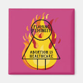 妊娠中絶はヘルスケアの女性解放運動である15 マグネット (正面)
