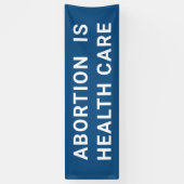 妊娠中絶は健康気に女子権利に対する抗議である 横断幕 (縦)