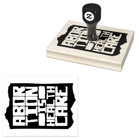 妊娠中絶は医療の生殖権を支える ラバースタンプ (押印)