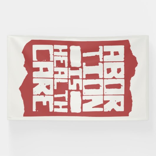 妊娠中絶は医療の生殖権を支える 横断幕 (横)